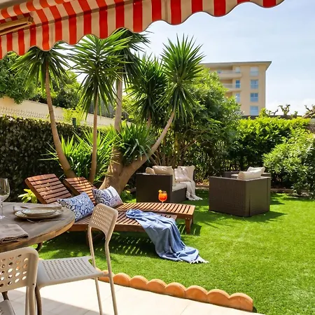 Rabiac - Charming 1 Bedroom With Private Garden Appartement Antibes